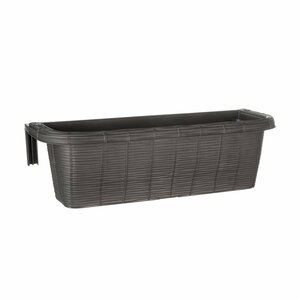 Bama Fioriera Bloem-Balkonbak 60x20x18.5 cm Antraciet