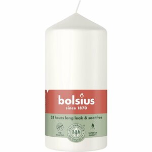Bolsius Stompkaars 12x5.8 cm Cloudy White