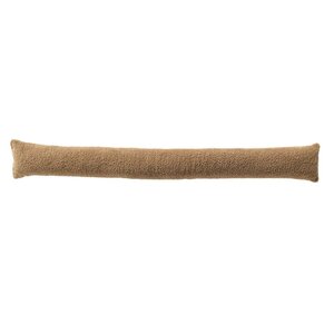 Tochtstopper 90x12 cm Beige/Teddy Stof