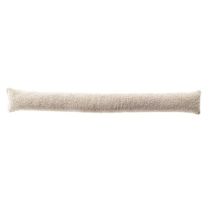Tochtstopper 90x12 cm Crème/Teddy Stof