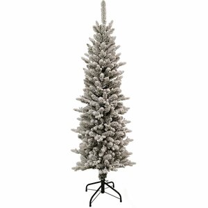 Decoratie Dennenboom met Sneeuw 150 cm Groen/Wit