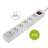 Hama Distribution Panel 6 Sockets With Switch Child-proof 3 M White_