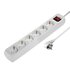 Hama Distribution Panel 6 Sockets With Switch Child-proof 3 M White_