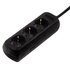 Hama 3-Way Power Strip With Child Safety Feature 5 M Black_