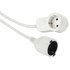 Hama Geaarde Verlengkabel Powerplug Extra Stopcontact 3,0 M Wit_