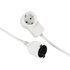 Hama Geaarde Verlengkabel Powerplug Extra Stopcontact 3,0 M Wit_