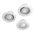 Hama Wifi-led-inbouwspot 5W Via Spraak/app Te Bed. Verstelbaar 3 St. Wit_