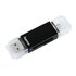 Hama USB-2.0-OTG-kaartlezer Basic SD/microSD Zwart_