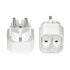 Hama Stopcontactadapter 2-voudig 2x Euro-stopcontact Dubbelpak Wit_