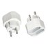 Hama Stopcontactadapter 2-voudig 2x Euro-stopcontact Dubbelpak Wit_