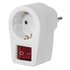 Hama Stopcontactadapter Geaard Stopcontact 2-polige Schakelaar Wit_