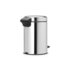 Brabantia Newicon Pedaalemmer 3L Brilliant Staal_