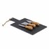 Excellent Houseware Leistenen Kaasplank met 3 Kaasmesjes_