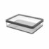 Rotho LOFT Vleeswarendoos 20x15x5 cm 1L Zwart/Transparant_