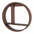 Decoratie Houten Wandrek Rond 37 cm Assorti_