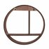 Decoratie Houten Wandrek Rond 37 cm Assorti_