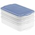 Rotho RONDO Vleeswarendoos 2x0.75L 1x1.35L Horizon Blauw/Transparant_