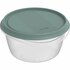Rotho ELEMENTS Koelkast Bewaardoos Rond 0.7L Mistletoe Groen/Transparant_