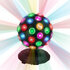 Party Time LED Discobal 12,5 cm Zwart_