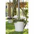 Bama Tulipano Bloempot 5L 34.5x19x30 cm 4 Stuks Wit_