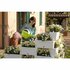Bama Brick Koppelbare Plantenbakken 75L 59x23x27 cm 5 Stuks Wit_