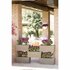 Bama Brick Koppelbare Plantenbakken 75L 59x23x27 cm 5 Stuks Taupe_