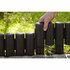 Bama Tuin Modulaire Rand Imitatiehout 38.5x15 cm 6 Stuks Bruin_
