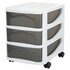 Bama Big Hobby Ladesysteem met 3 Laden 30x30x40 cm Wit/Grijs_