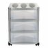 Bama Big Hobby Ladesysteem met 3 Laden 30x30x40 cm Zilver/Wit_