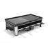GreenPan Bistro Gourmet Raclette 8 Personen Zwart/Zilver_