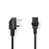 Nedis CEGP11100BK20 Voedingskabel Stekker Type G (vk) - Iec-320-c13 2,0 M Zwart_