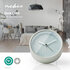 Nedis CLDK006GR Analoge Bureauklok Met Wekker Groen_