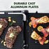 GreenPan Elite Contactgrill RVS/Zwart_