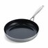 GreenPan Geneva Koekenpan 28 cm RVS/Zwart_
