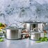 GreenPan Geneva Pannenset 6-delig RVS_