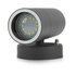 Smartwares GWL-176-HG Buiten Wandlamp Grijs/RVS_