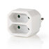 Nedis PSSPL200C1WT Stopcontactsplitter 2-weg Eurostopcontact Wit_