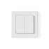 Nedis RFWS20WT Rf Smart Lichtschakelaar Tweevoudig_