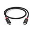 Hama USB C Kabel E-Marker USB4 GEn2 20 Gbit/s 5 A 240W 200 cm Zwart_