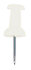 Alco AL-662-10 Pushpins Doosje A 40 Stuks Wit_