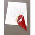Aristo AR-18100B 3in1 Geocoverset Basic Geocover/Geodriehoek/Tekendriehoek Rood_