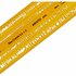 Aristo AR-5305 Lettersjabloon Duo Combi 3.5/5 mm Recht Geel/Transparant_