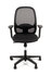 Linea Fabbrica Grace 01 Zwart/Zwart Bureaustoel met 1D Armleuning_