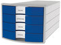 HAN HA-1012-14 Ladenkast Impuls Met 4 Gesloten Laden Blauw_