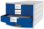 HAN HA-1012-14 Ladenkast Impuls Met 4 Gesloten Laden Blauw_