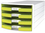 HAN HA-1013-50 Ladenkast Impuls Met 4 Open Laden Geel_