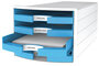 HAN HA-1013-54 Ladenkast Impuls Met 4 Open Laden Lichtblauw_