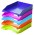 HAN HA-1027-X-54 Brievenbak A4 Standaard Plastic Trend Colour Lichtblauw_