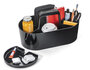 HAN HA-1200-13 Toolbox Loft Mobiele Organiser Zwart 4 Vakken Met Uitneembaar Plateau Zwart_