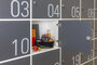 HAN HA-1200-13 Toolbox Loft Mobiele Organiser Zwart 4 Vakken Met Uitneembaar Plateau Zwart_